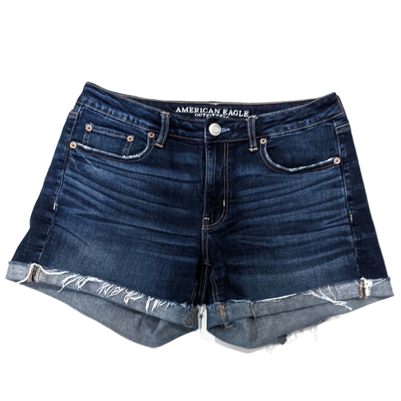 American Eagle Denim Aeo AE Tomgirl Denim Skirt MINI WHITE zipper fly Size 8,12,